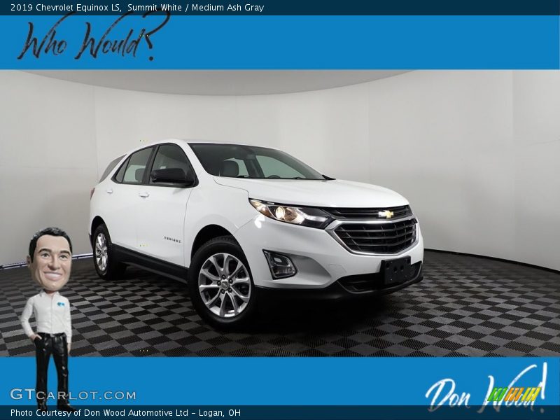 Summit White / Medium Ash Gray 2019 Chevrolet Equinox LS