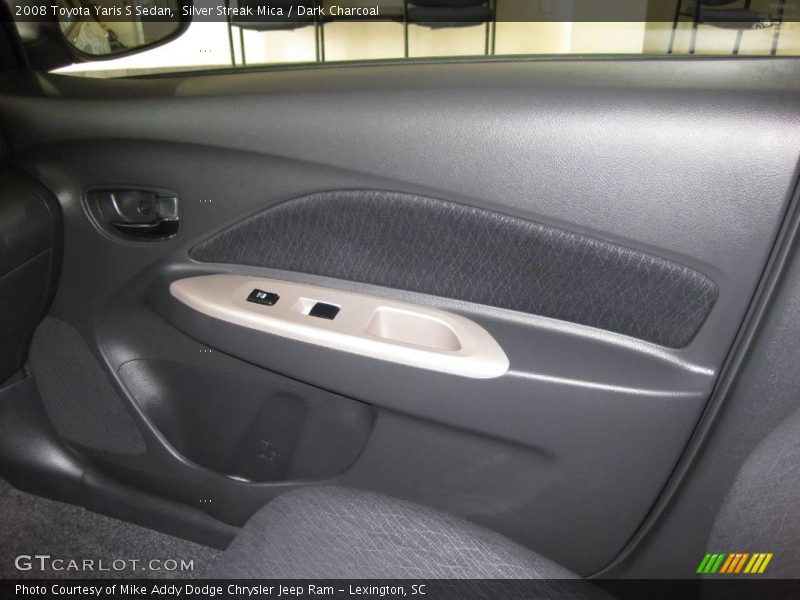 Silver Streak Mica / Dark Charcoal 2008 Toyota Yaris S Sedan