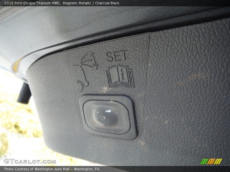 Magnetic Metallic / Charcoal Black 2016 Ford Escape Titanium 4WD