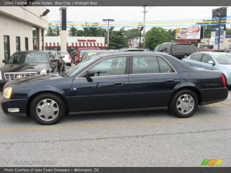 Blue Chip / Midnight Blue 2004 Cadillac DeVille Sedan