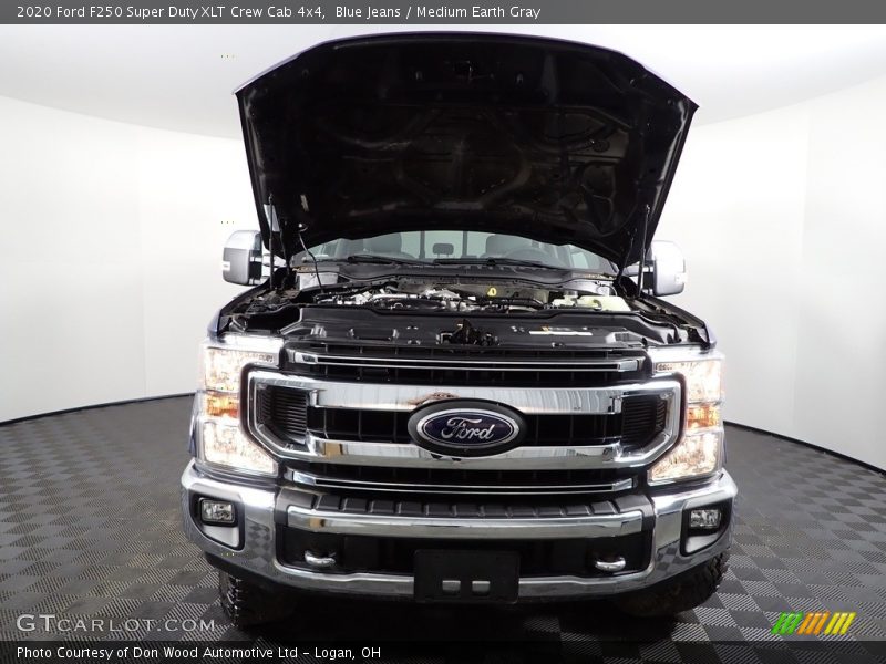 Blue Jeans / Medium Earth Gray 2020 Ford F250 Super Duty XLT Crew Cab 4x4