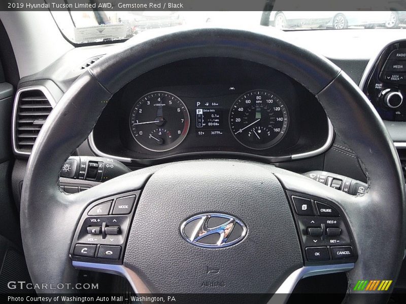 Gemstone Red / Black 2019 Hyundai Tucson Limited AWD