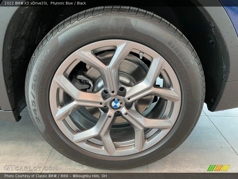 Phytonic Blue / Black 2022 BMW X3 xDrive30i