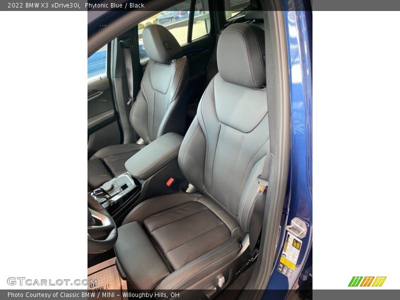 Phytonic Blue / Black 2022 BMW X3 xDrive30i