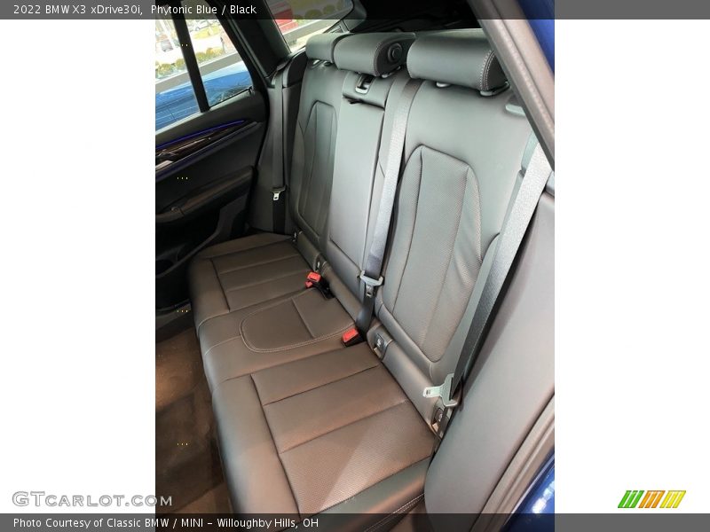Phytonic Blue / Black 2022 BMW X3 xDrive30i