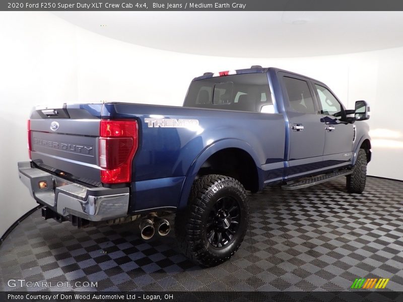 Blue Jeans / Medium Earth Gray 2020 Ford F250 Super Duty XLT Crew Cab 4x4