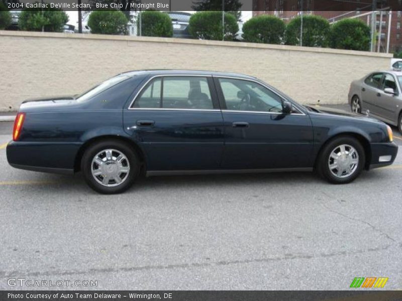 Blue Chip / Midnight Blue 2004 Cadillac DeVille Sedan