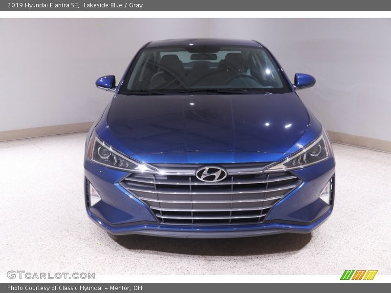 Lakeside Blue / Gray 2019 Hyundai Elantra SE