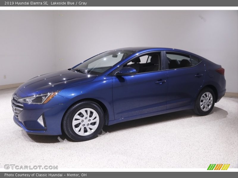 Lakeside Blue / Gray 2019 Hyundai Elantra SE