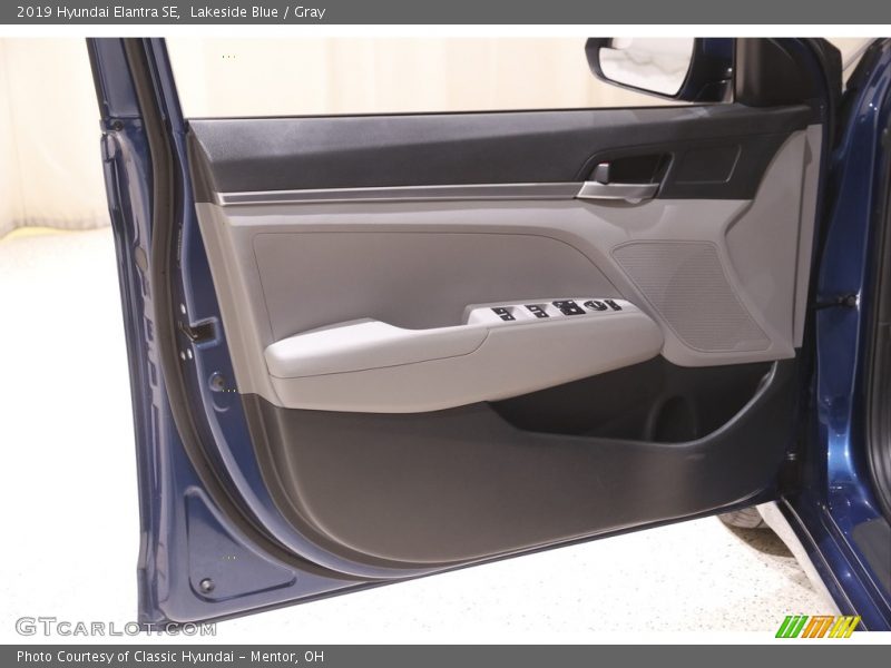 Lakeside Blue / Gray 2019 Hyundai Elantra SE