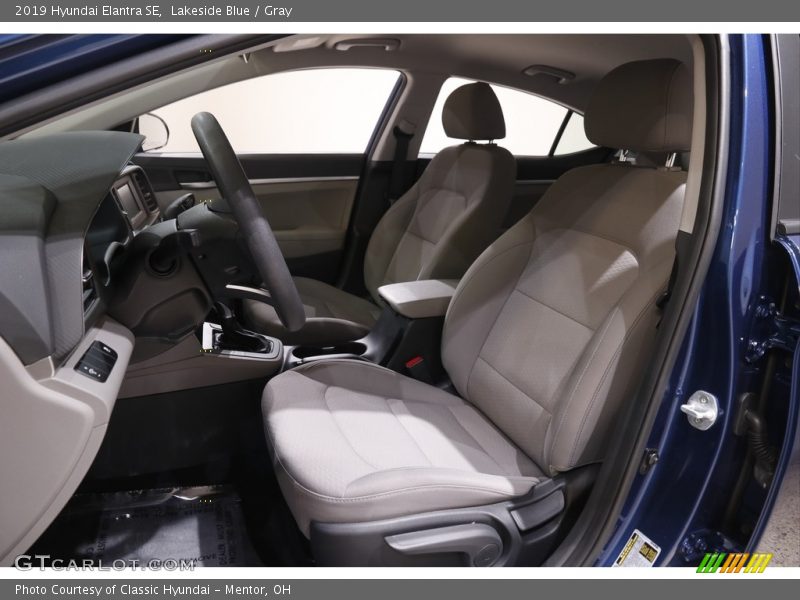 Lakeside Blue / Gray 2019 Hyundai Elantra SE