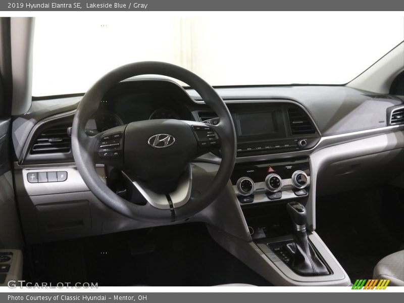 Lakeside Blue / Gray 2019 Hyundai Elantra SE