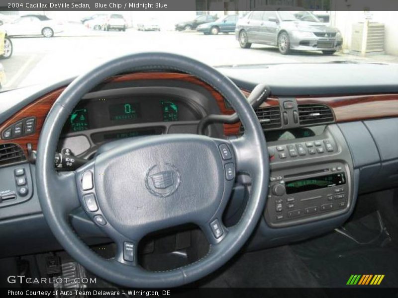 Blue Chip / Midnight Blue 2004 Cadillac DeVille Sedan