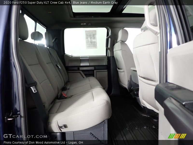 Blue Jeans / Medium Earth Gray 2020 Ford F250 Super Duty XLT Crew Cab 4x4