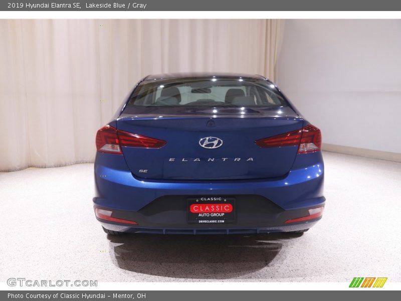 Lakeside Blue / Gray 2019 Hyundai Elantra SE