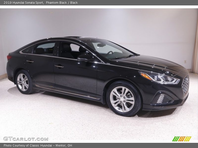 Phantom Black / Black 2019 Hyundai Sonata Sport