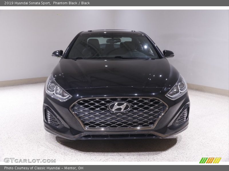 Phantom Black / Black 2019 Hyundai Sonata Sport