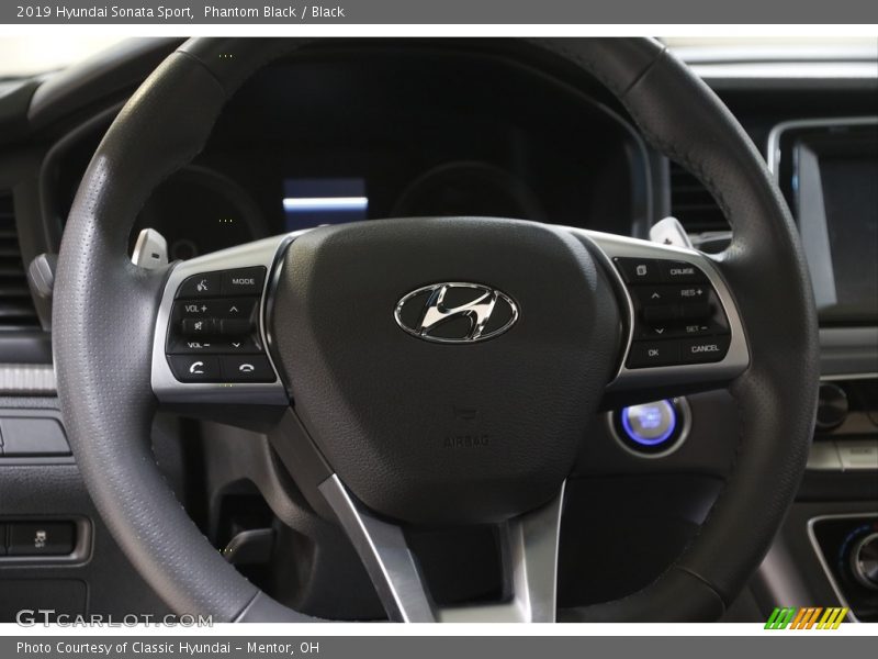 Phantom Black / Black 2019 Hyundai Sonata Sport