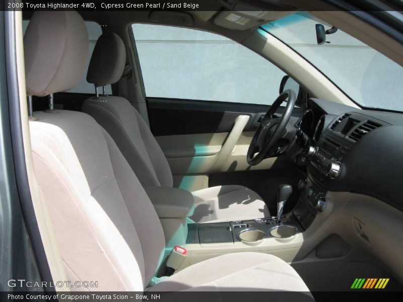 Cypress Green Pearl / Sand Beige 2008 Toyota Highlander 4WD