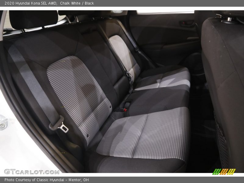 Chalk White / Black 2020 Hyundai Kona SEL AWD