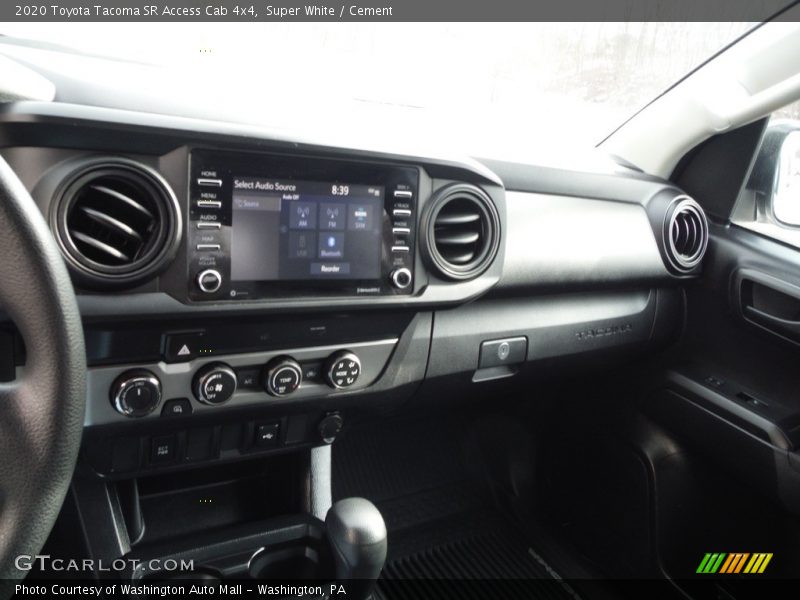 Super White / Cement 2020 Toyota Tacoma SR Access Cab 4x4