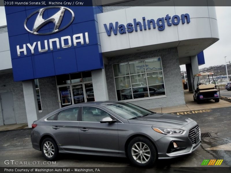 Machine Gray / Gray 2018 Hyundai Sonata SE