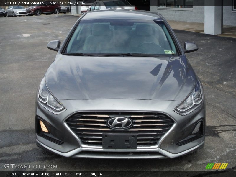 Machine Gray / Gray 2018 Hyundai Sonata SE
