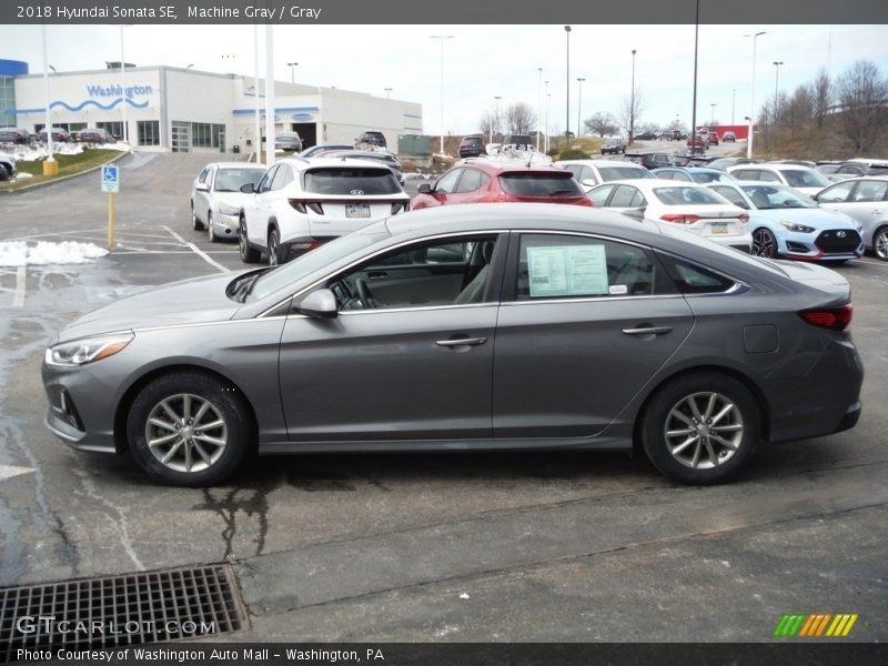 Machine Gray / Gray 2018 Hyundai Sonata SE