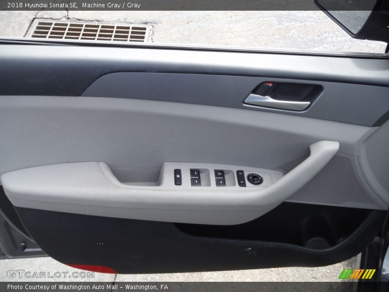 Machine Gray / Gray 2018 Hyundai Sonata SE