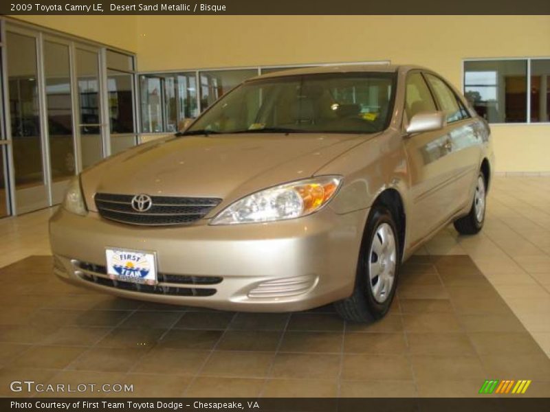 Desert Sand Metallic / Bisque 2009 Toyota Camry LE