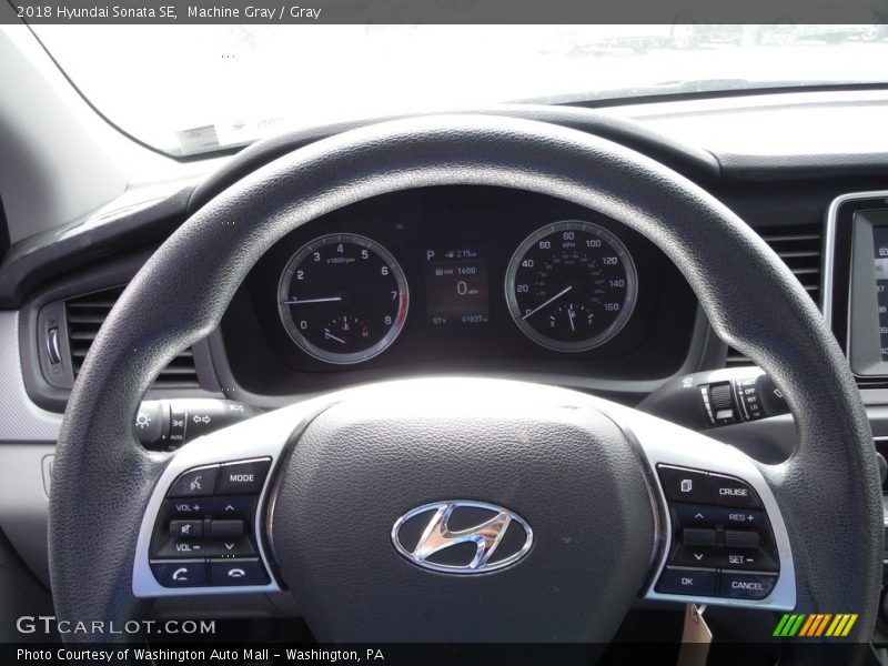 Machine Gray / Gray 2018 Hyundai Sonata SE