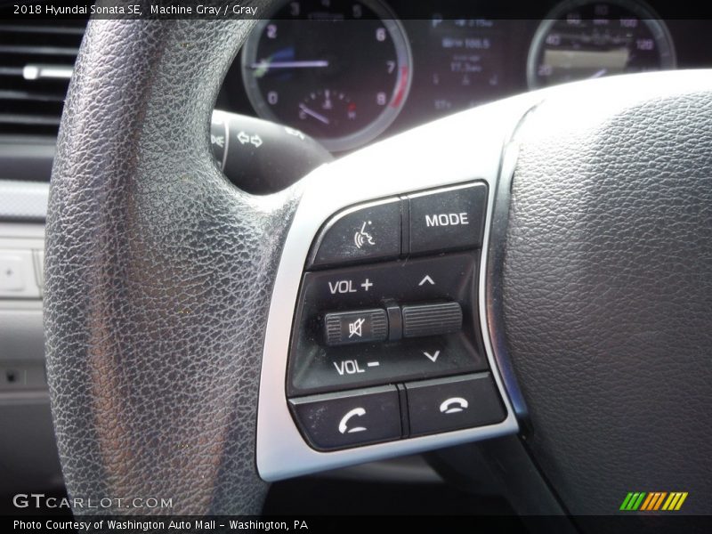Machine Gray / Gray 2018 Hyundai Sonata SE