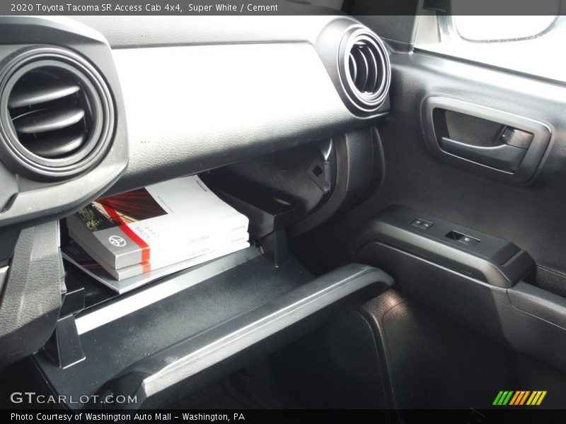 Super White / Cement 2020 Toyota Tacoma SR Access Cab 4x4