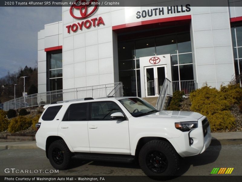 Super White / Graphite 2020 Toyota 4Runner SR5 Premium 4x4