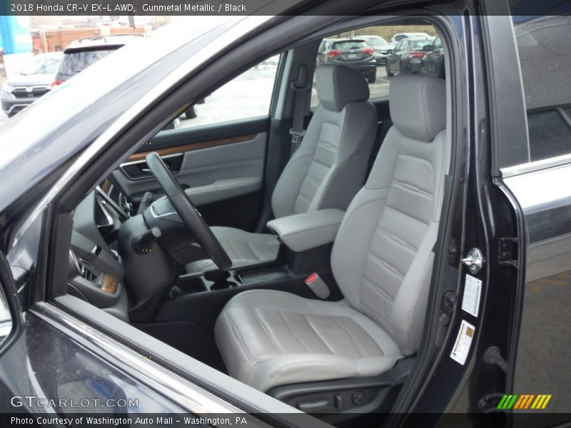Gunmetal Metallic / Black 2018 Honda CR-V EX-L AWD