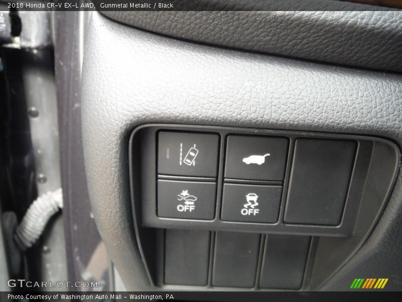 Gunmetal Metallic / Black 2018 Honda CR-V EX-L AWD