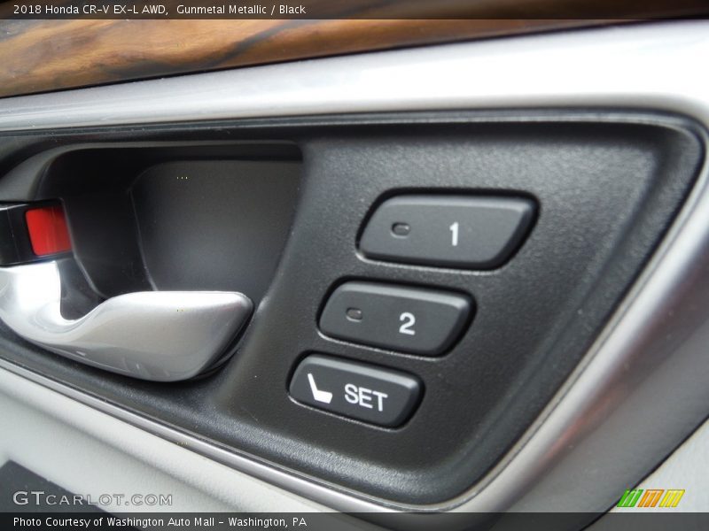 Gunmetal Metallic / Black 2018 Honda CR-V EX-L AWD