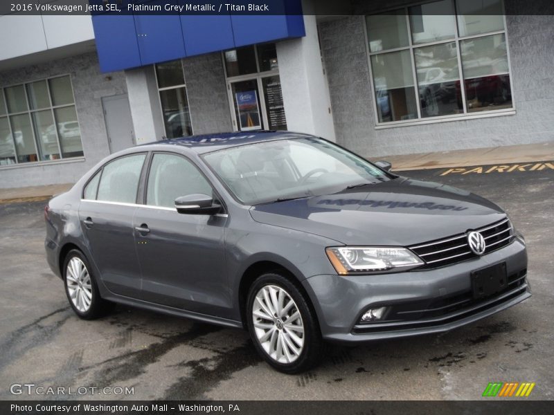 Platinum Grey Metallic / Titan Black 2016 Volkswagen Jetta SEL