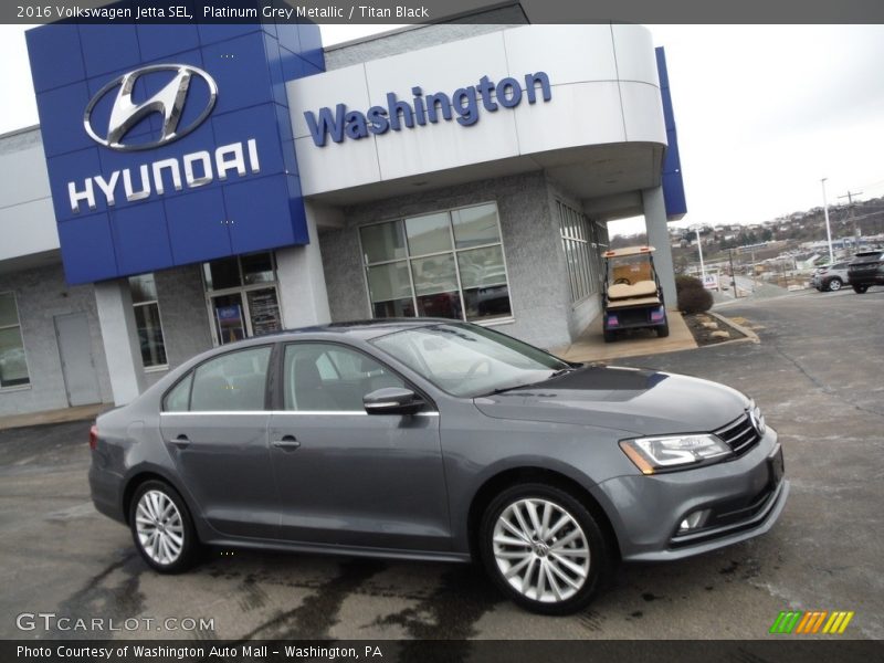Platinum Grey Metallic / Titan Black 2016 Volkswagen Jetta SEL