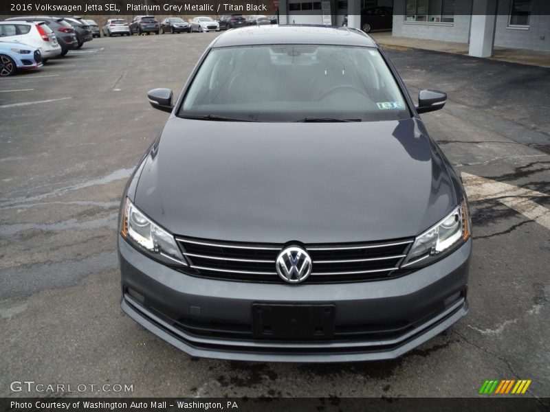 Platinum Grey Metallic / Titan Black 2016 Volkswagen Jetta SEL