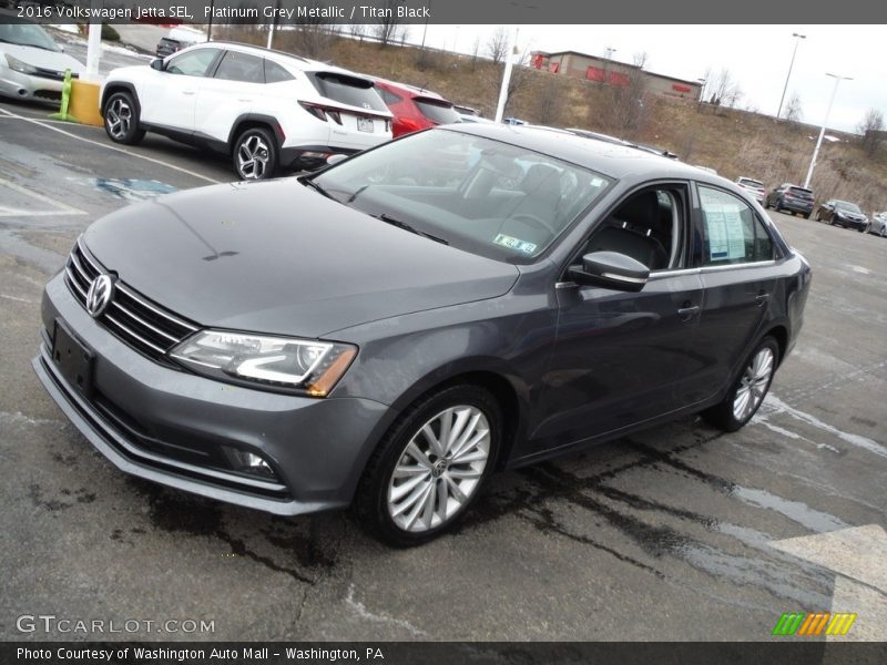 Platinum Grey Metallic / Titan Black 2016 Volkswagen Jetta SEL