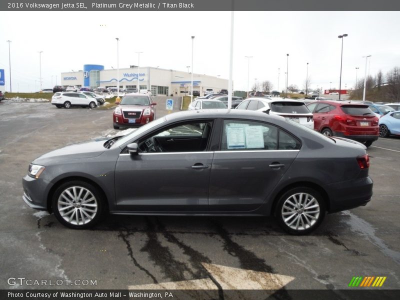 Platinum Grey Metallic / Titan Black 2016 Volkswagen Jetta SEL