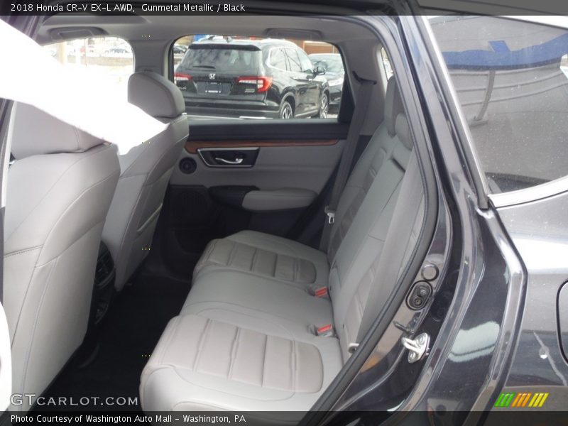 Gunmetal Metallic / Black 2018 Honda CR-V EX-L AWD