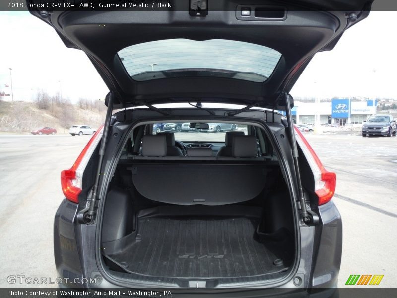 Gunmetal Metallic / Black 2018 Honda CR-V EX-L AWD