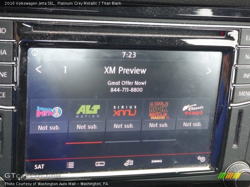 Platinum Grey Metallic / Titan Black 2016 Volkswagen Jetta SEL