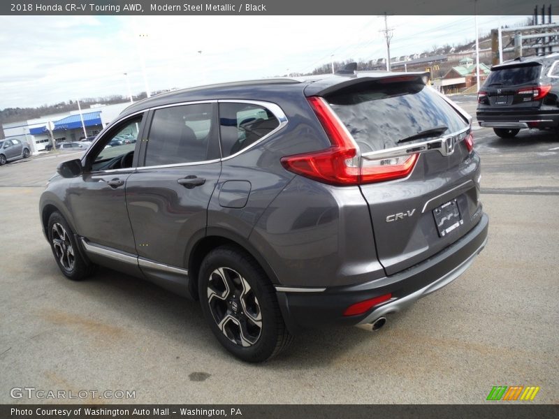 Modern Steel Metallic / Black 2018 Honda CR-V Touring AWD