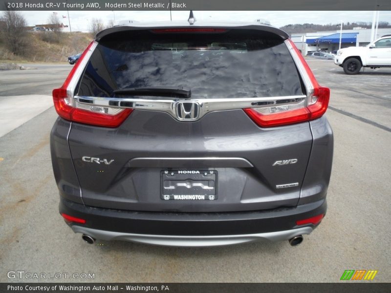 Modern Steel Metallic / Black 2018 Honda CR-V Touring AWD