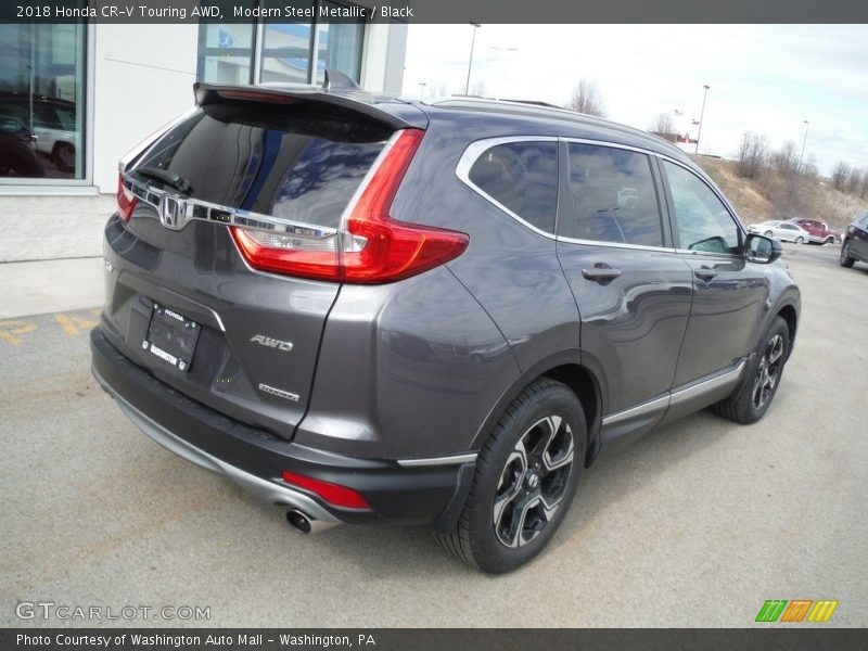 Modern Steel Metallic / Black 2018 Honda CR-V Touring AWD