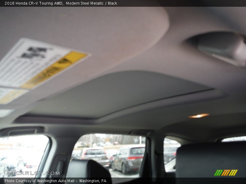 Modern Steel Metallic / Black 2018 Honda CR-V Touring AWD