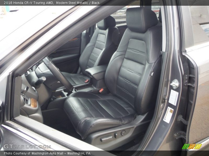 Modern Steel Metallic / Black 2018 Honda CR-V Touring AWD